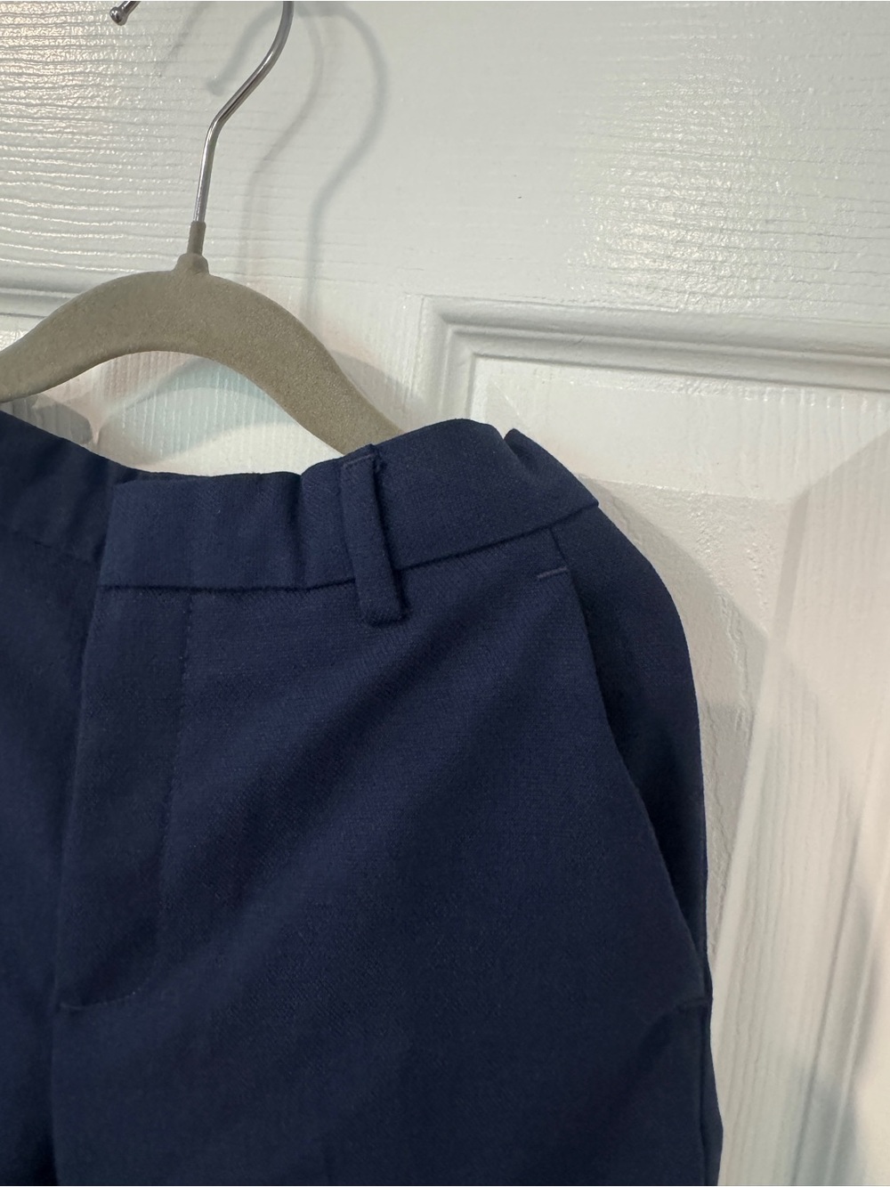 Zara Kids Boys 3 Piece Navy Suit Set Blazer Pants White Shirt Size 7 - Picture 8 of 13